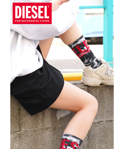 ディーゼル DIESEL SKM-RAY メンズ クルーソックス 【メール便】 OUTLET SALE_F cts